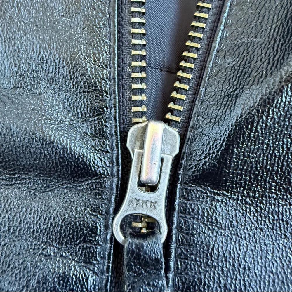 VYG Harbor Bay Men’s Genuine Leather Jacket | Black | 3XL | Classic‎ Zip-Up Coat - Picture 16 of 16